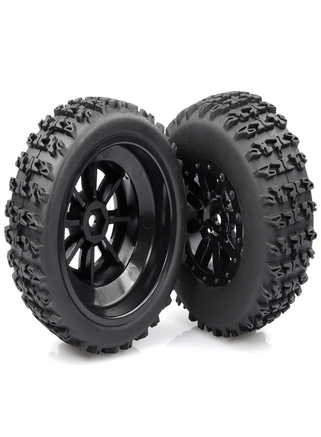 Aimrock 4-Pack 1/10 Pre-Glued 12mm Hex 3.2" Short Course SC Trucks Wheels and Tires Combo for Losi Tenacity Slash Blackout Off-Road Car - Image 5